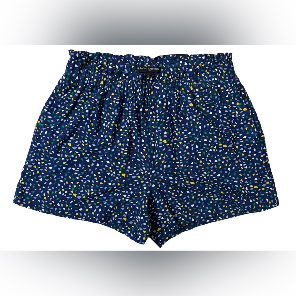 Banana Republic Multi Color Pleated Pull On Shorts